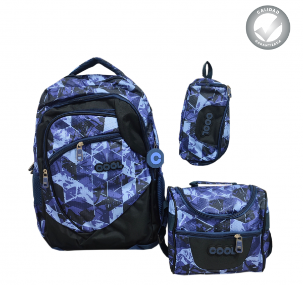 Mochila Escolar + Lunchera + Cartuchera - imagen adicional 1