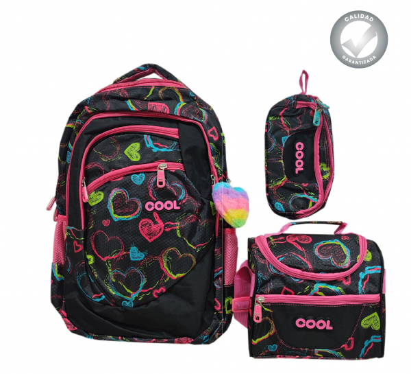 Mochila Escolar + Lunchera + Cartuchera - imagen adicional 2