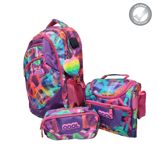 Mochila Escolar + Lunchera + Cartuchera - imagen adicional 3
