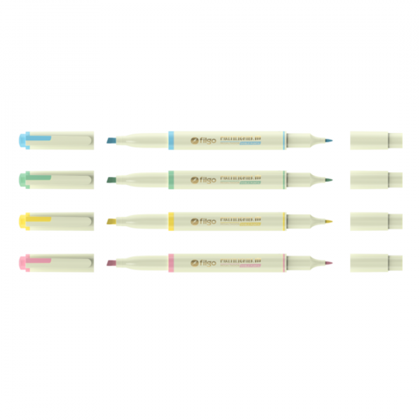 Destacador Multilighter Fit Pastel x4 Filgo