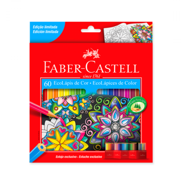Lapices de Colores Largos x60 Faber-Castell