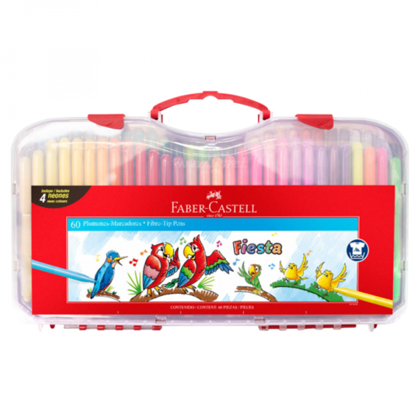 ai59lkpqzarwev82me6x.png Marcadores Finos Valija x60 Faber-Castell