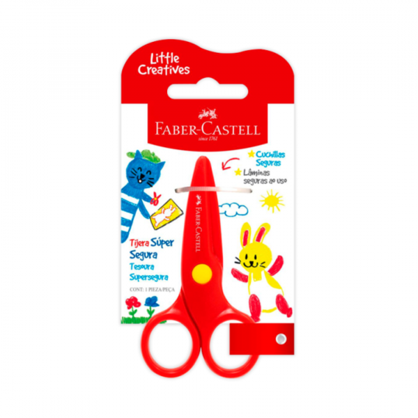 bsjmwe73ldqs8zftxses.png Tijera Super Segura Preescolar 11cm en Display Faber-Castell