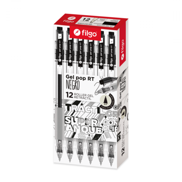bst7wbx4r9ykusflm93n.png Boligrafo Roller Gel Pop RT 0.7 x12 Filgo