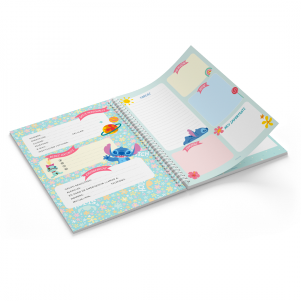 Cuaderno Super Tapa Dura Hawaii Stitch - imagen adicional 2