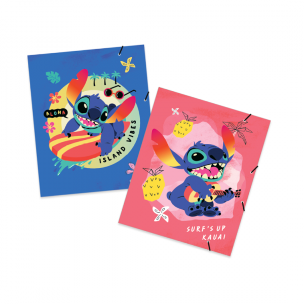 Carpeta Escolar x2 Stitch