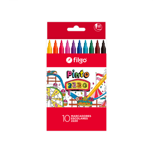 Marcadores Finos x10 Filgo