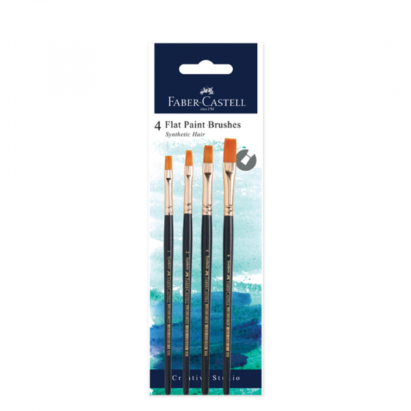 fvjhitkkfniflwcwve6b.png Pinceles Chatos Creative Studio x4 Faber-Castell