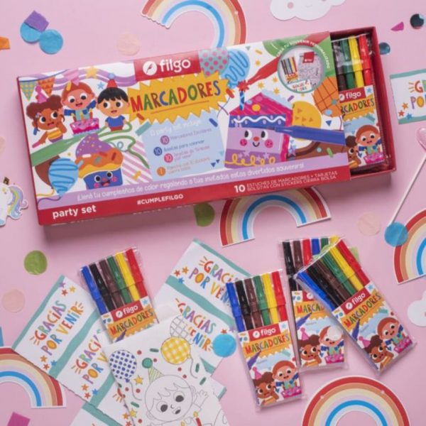 hmmgjzehwna9zvyohgn5.jpg Party Set x10 con Marcadores Filgo - imagen adicional 2