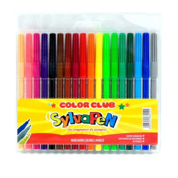 Marcadores Finos x18 Sylvapen
