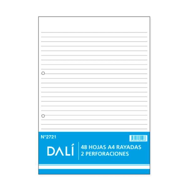 iqwf5frsujyrnilxwy06.png Hojas A4 Rayadas para Archivador DALI