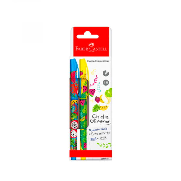 Boligrafo Glimmer Botanico x2 Faber-Castell