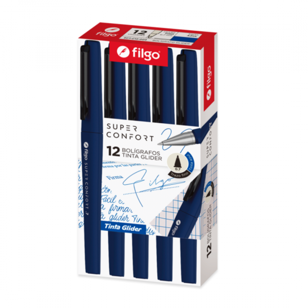 k51pmgy4vehhieo4ayts.png Boligrafo Roller Super Confort 0.7 x12 Filgo