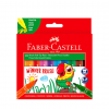 Marcadores Jumbo Punta Pincel x10 Faber-Castell