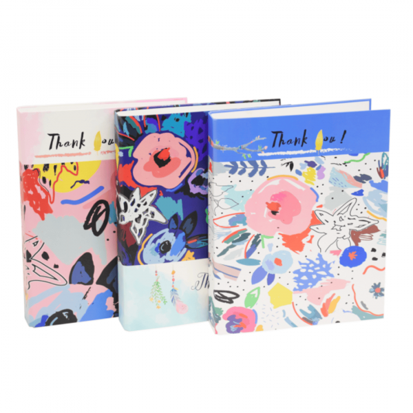 Archivador A4 2 Anillos Flores Thank You x3