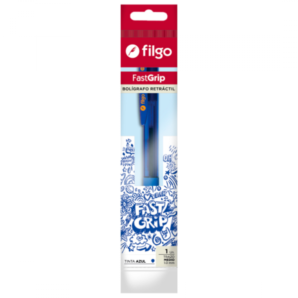 lqsvbtg59dqutvndaf4c.png Boligrafo Retractil Fastgrip Azul x1 Filgo