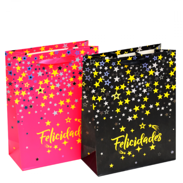 Bolsa de Regalo Mediana Felicidades x12