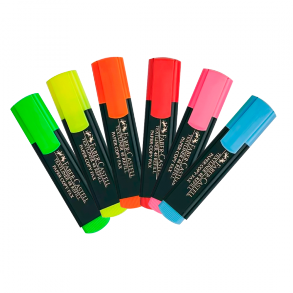 mihj40wv96ikvatmyenl.png Destacador Fluo x10 Faber-Castell
