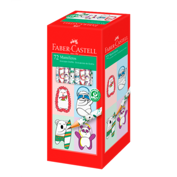 Lapiz de Escribir Mamiferos x72 Faber-Castell