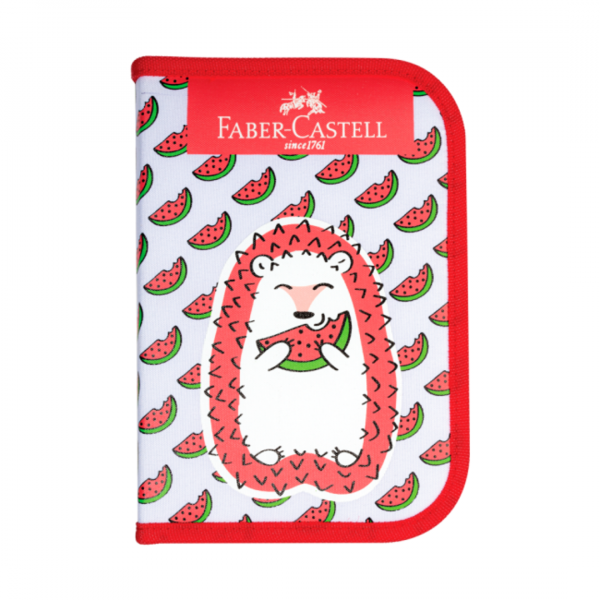 ngz8ef9an7zc9x1dfeem.png Cartuchera Completa Puercoespin con Sandias 18 piezas Faber-Castell