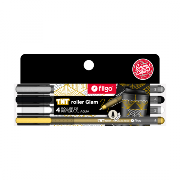 nxkw71sgnq4c7wrm4lk2.png Boligrafo TNT Roller Glam x4 Filgo