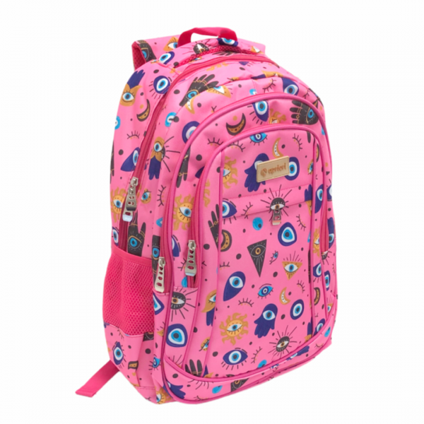 p6xbcxnrf7pubhdmit0c.png Mochila 4 Cierres Amuletos Fondo Fucsia Apriori