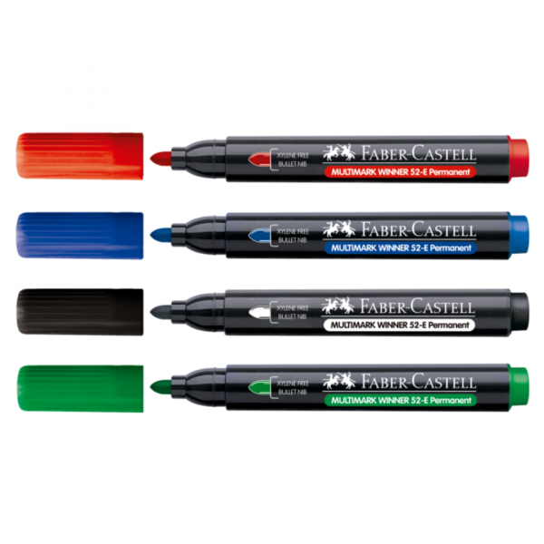 Marcador 52E/W23 Permanente x12 Faber-Castell
