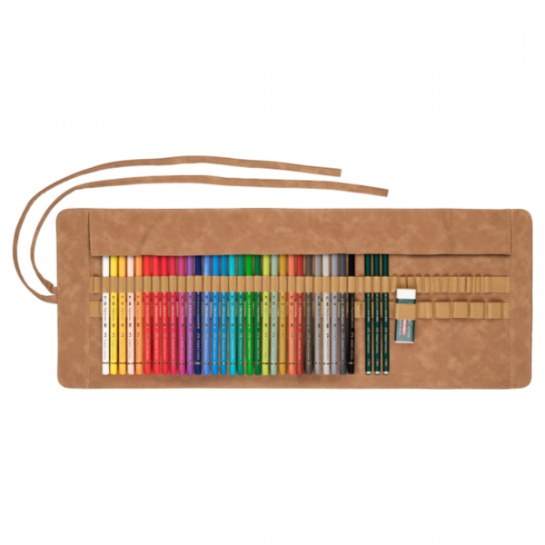 Lapices Polychromos Estuche de Ecocuero x34 Faber-Castell