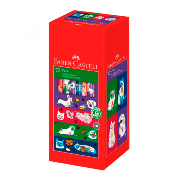 Lapiz de Escribir Pets x72 Faber-Castell