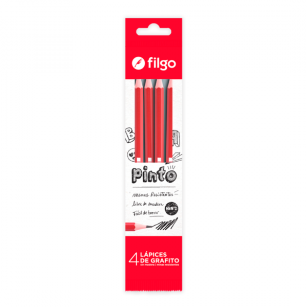 rcpegkh3vl4bbn7hphlk.png Lapiz de Escribir Pinto x4 Filgo