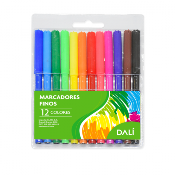 Marcadores Finos x12 DALI