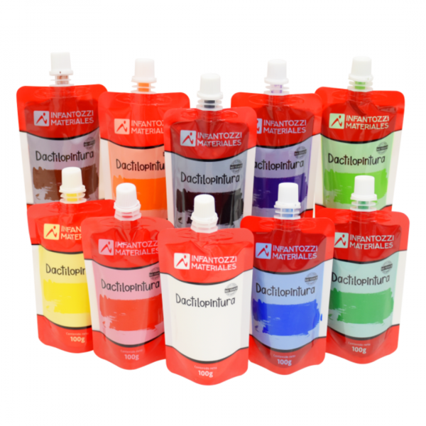 Dactilopintura en Sachet 100g Infantozzi