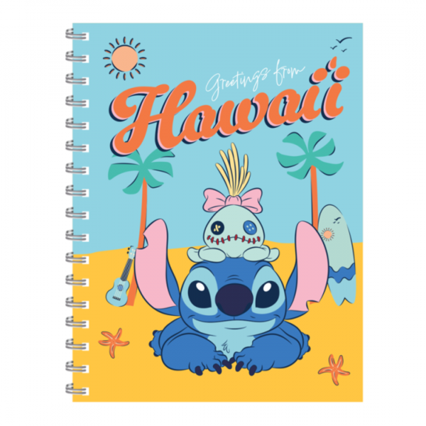 Cuaderno Super Tapa Dura Hawaii Stitch