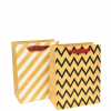 Bolsa de Regalo Chica Kraft Decorada x12