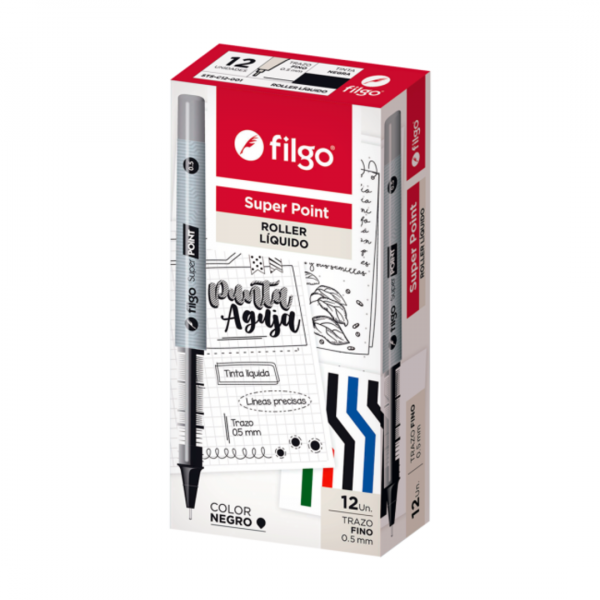 ujongp9ap0dom9odykha.png Boligrafo Roller Super Point 0.5 x12 Filgo - imagen adicional 1
