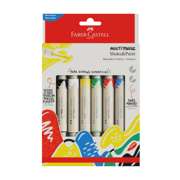 vlswinbn4i2cer8qnse9.png Marcador Shake&Paint Doble Punta Surtido x6 Faber-Castell