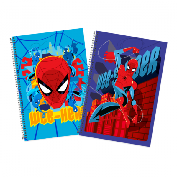 Cuaderno A5 x2 Spiderman