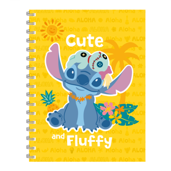 Cuaderno Super Tapa Dura Cute Stitch