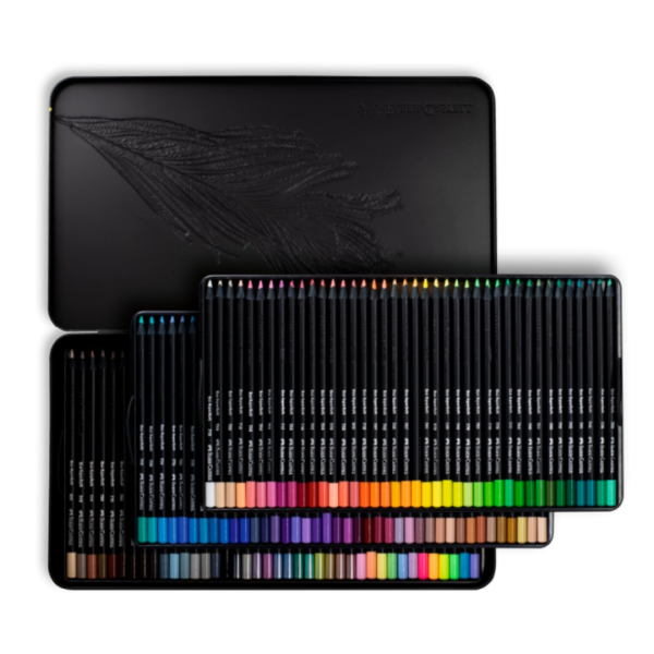 Estuche de Metal con 120 Lápices Supersoft Faber-Castell - imagen adicional 2