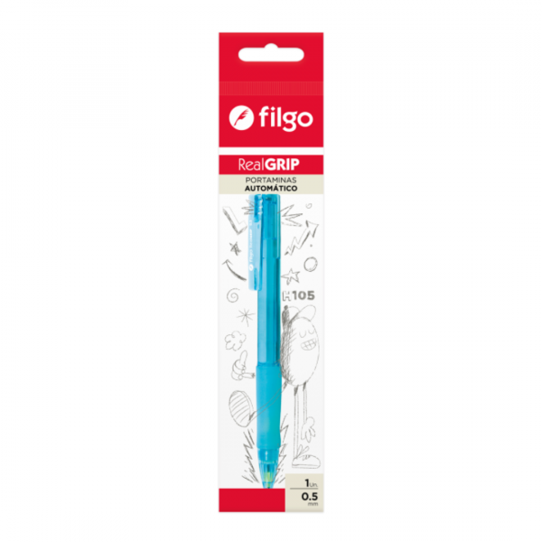 yuf6f8mujaqugonxknar.png Lapiz mecanico 0.5mm Realgrip x1 Filgo