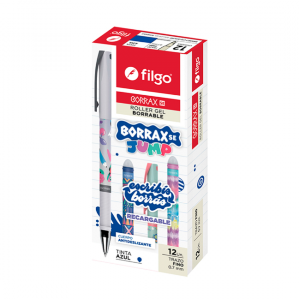 Boligrafo Borrable Jump x12 Filgo