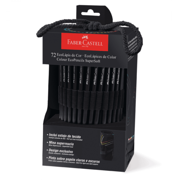 Lapices Supersoft Estuche de Tela x72 Faber-Castell - imagen adicional 2