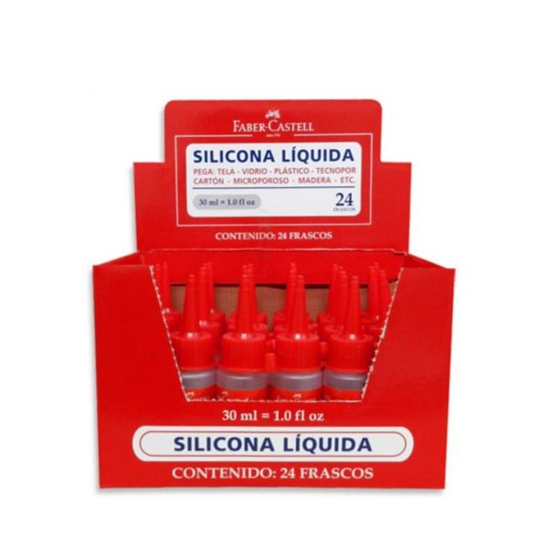 ct1okcksuarf5hfwnd4k.jpg Silicona Liquida para Goma Eva 30ml x1 unidad Faber-Castell