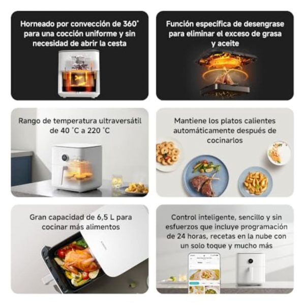 Freidora de aire Mi Smart Air Fryer 6.5L - imagen adicional 10