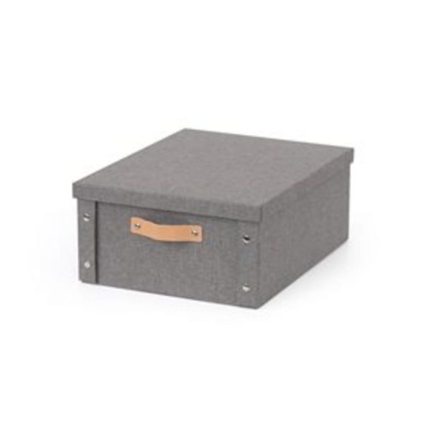 imyfxrunfadpbzup5gbc.jpg Caja organizador c/asa 33x40x17cm ext tela gris