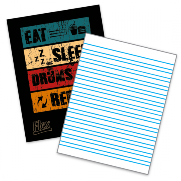 Cuaderno Papiros Flex Doble Raya 48 hojas x20