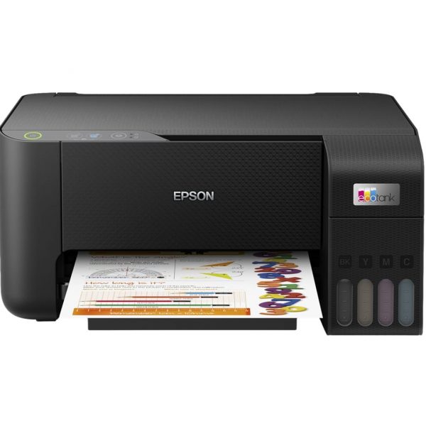 Epson EcoTank L3210 - Impresora multifunción - color - chorro de tinta - rellenable - 216 x 297 mm (original) - 215.9 x 1200 mm (material)...