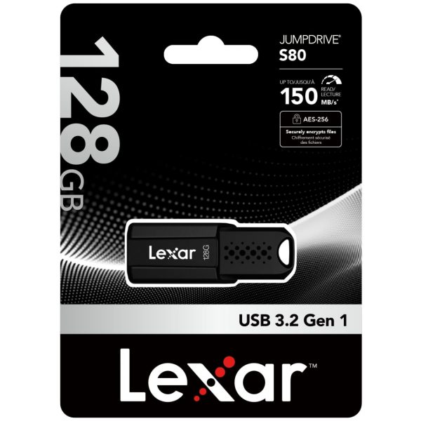 Pendrive Lexar 128GB JumpDrive S80 USB 3.2 - imagen adicional 1