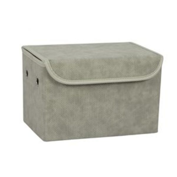 mesgcye08hlmwo2plbtn.jpg Caja organizador rect c/tapa 30x20xh20cm pu gris