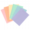 Goma Eva Glitter A4 Colores Pastel x6 DALI